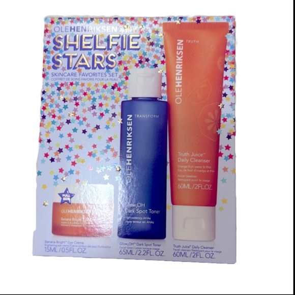 Ole Henriksen 3PC Shelfie Stars Skincare Set Eye Cream, Spot Toner & Cleanser - Picture 2 of 3